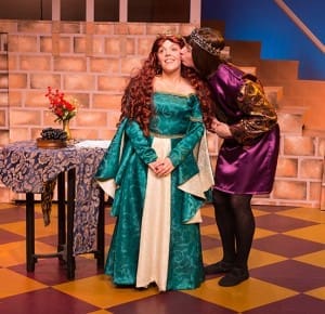 Once Upon A Mattress - 2015 - (left to right) Amanda Payne and Todd Payne