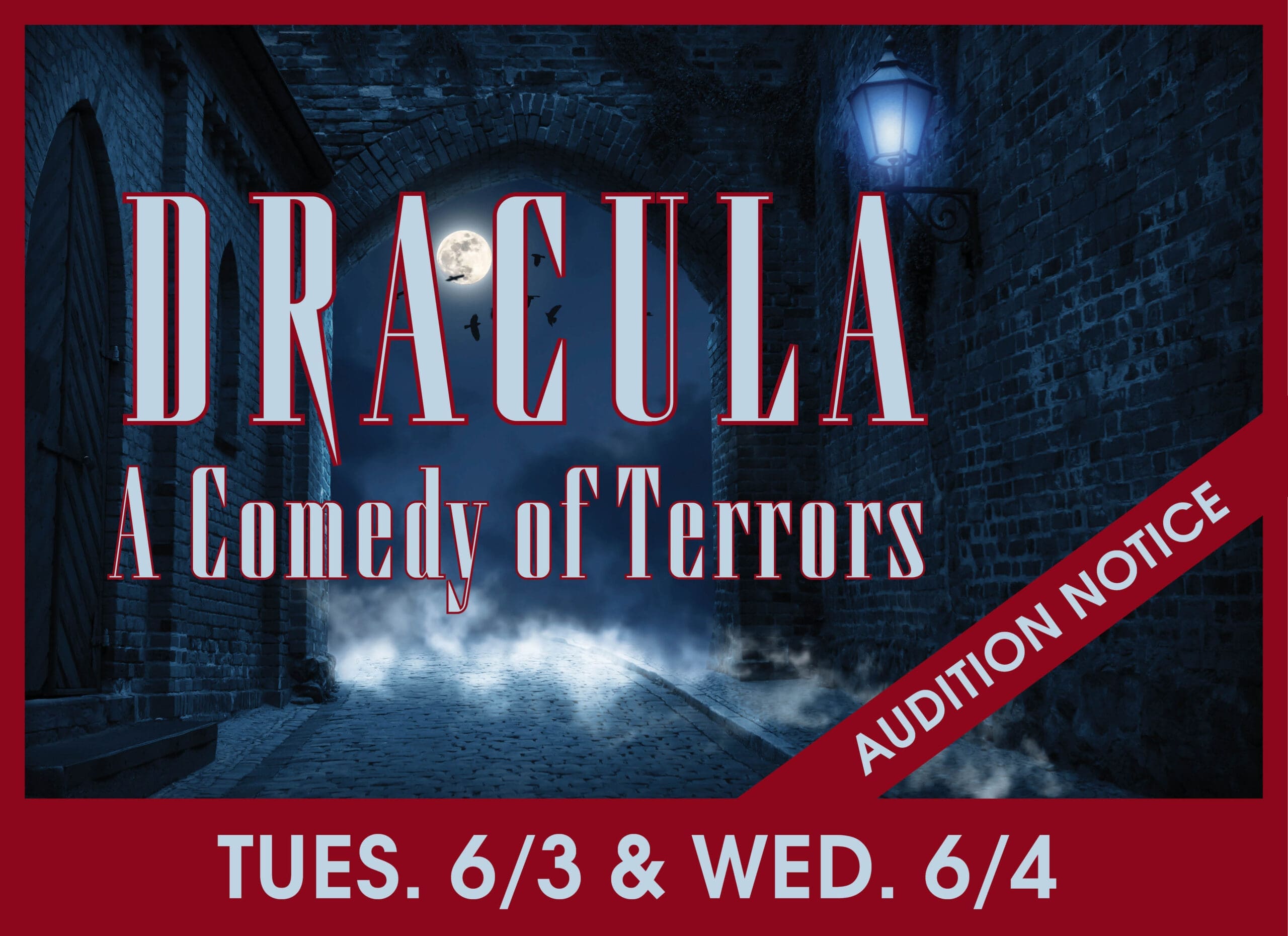 AUDITION NOTICE: Dracula: A Comedy of Terrors