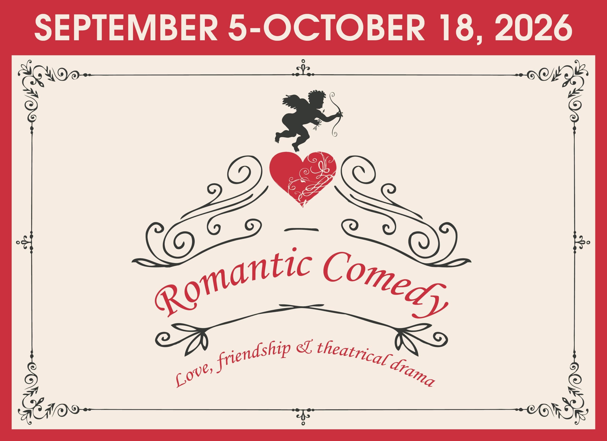 Romantic Comedy at the Coaster Theatre Playhouse September 5-October 18, 2026